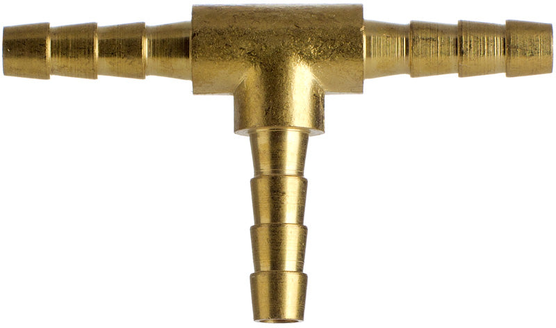 Schlauchverbinder T Stück 5 mm, Messing Metall, Benzin, Öl, Diesel, Wasser, Luft