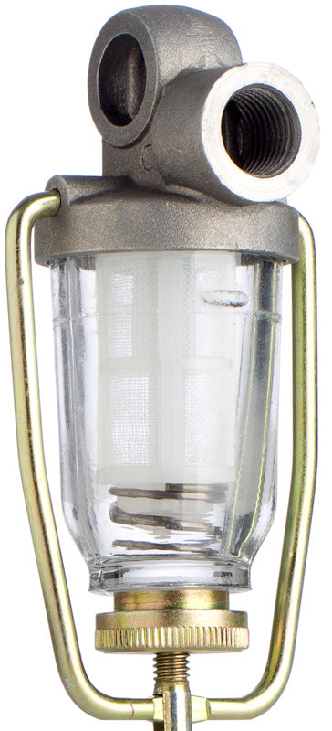 Kraftstoff Vorfilter mit Schauglas, 14x1,5 Innengewinde, Schnapsglasfilter