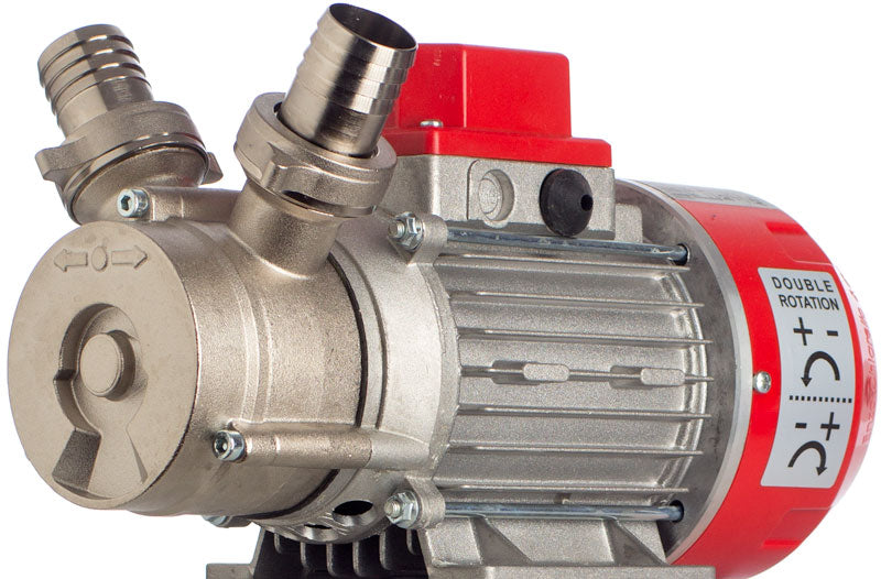 Seitenkanalpumpe 24 Volt Drehrichtungsumkehr Edelstahl max. 83 l/min