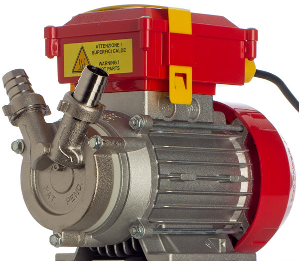 Seitenkanalpumpe, 230 Volt, max. 28 l/min, max. 95 ° C, Viton, selbstansaugend