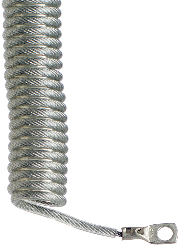 Erdungsklammer SparkSafe Kunststoff, 2,50 m  Spiralkabel