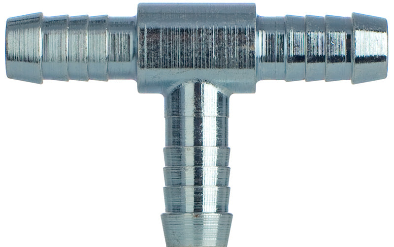 Schlauchverbinder T Stück 10 mm, Metall, Benzin, Öl, Diesel, Wasser, Luft