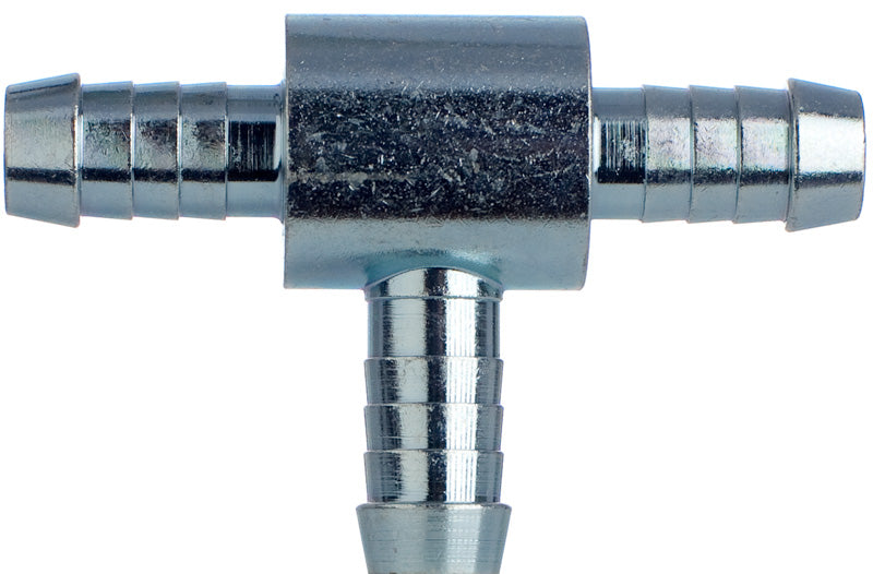 Schlauchverbinder T Stück 12 mm, Metall, Benzin, Öl, Diesel, Wasser, Luft