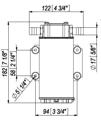 Zahnradpumpe Drehrichtungsumkehr, 12/24 Volt, max 26 l/min, Diesel, Öl, Display