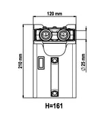 Umfüllpumpe Wasser, 12 Volt, max. 50 l/min