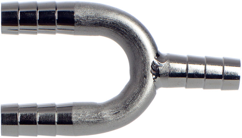 Schlauchverbinder Umkehrbogen mit 10 mm, Edelstahl, Benzin, Öl, Diesel, Wasser, Lebensmittel