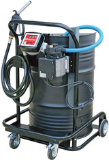 Öl Fasspumpe 400 V, 25 l/min, Set Zapfpistole Zählwerk Fasswagen