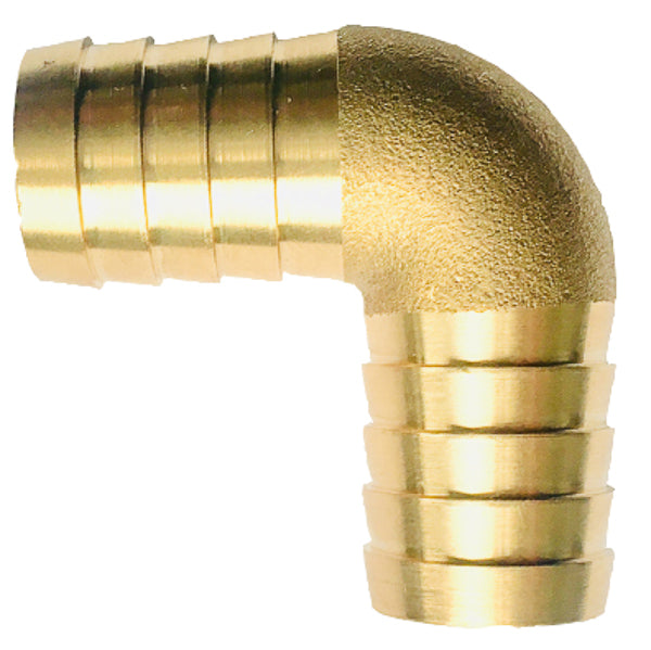 Winkel Schlauchverbinder 90 Grad, Messing, 10 mm, 3/8 Zoll, Diesel, Wasser, Öl, Luft, Benzin