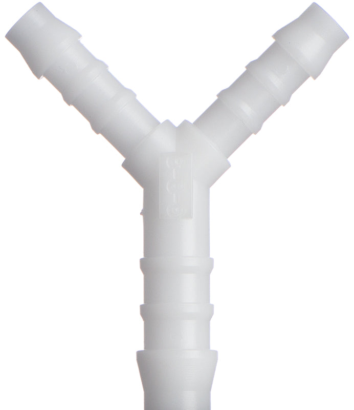 Schlauchverbinder Y Stück reduziert 6-8-6 mm, Kunststoff POM, Diesel, Wasser, Öl, Luft, Benzin