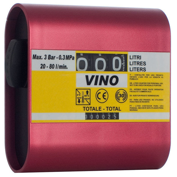 Zählwerk mechanisch Wein, Wasser, Trinkwasser