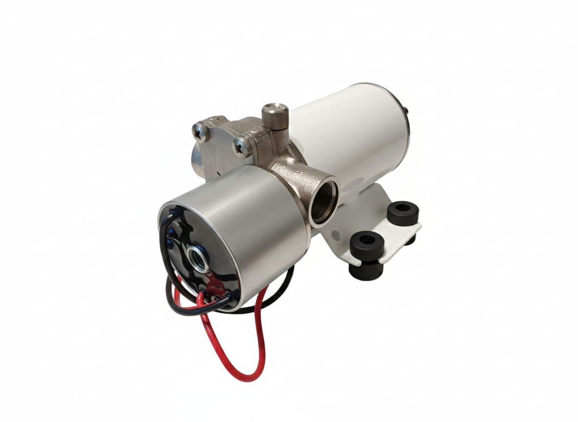 Zahnradpumpe 12/24 Volt, max. 2 bar, max 12 l/min, Trinkwasser