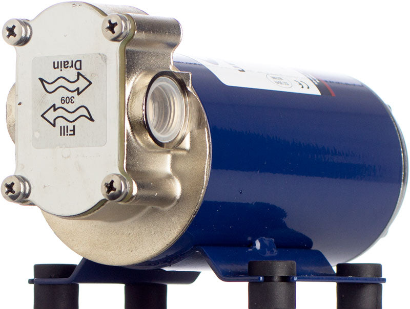 Zahnradpumpe Drehrichtungsumkehr, 12/24 Volt, max 26 l/min, Diesel, Öl, Display