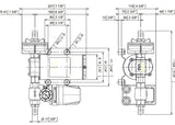 Zahnradpumpe 24 Volt, max. 2 bar, max 26 l/min, Trinkwasser