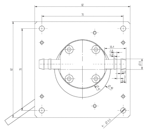 Zahnradpumpe 24 Volt, max. 7 bar, max. 1,6 l/min, elektronisch regelbar