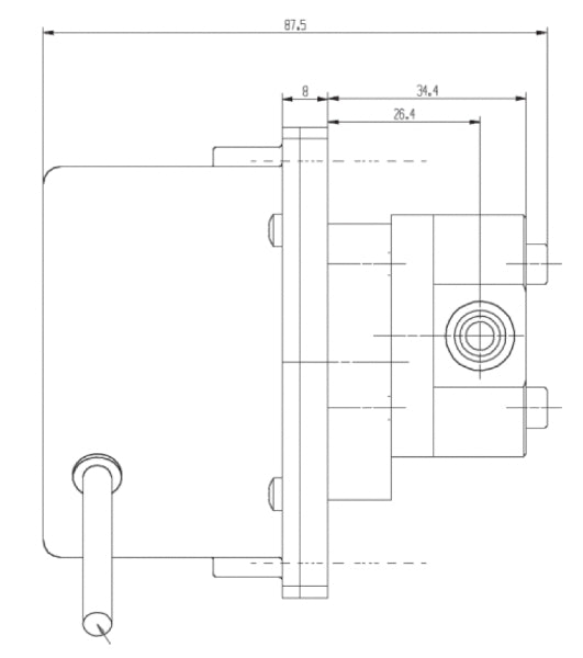 Zahnradpumpe 24 Volt, max. 7 bar, max. 1,6 l/min, elektronisch regelbar