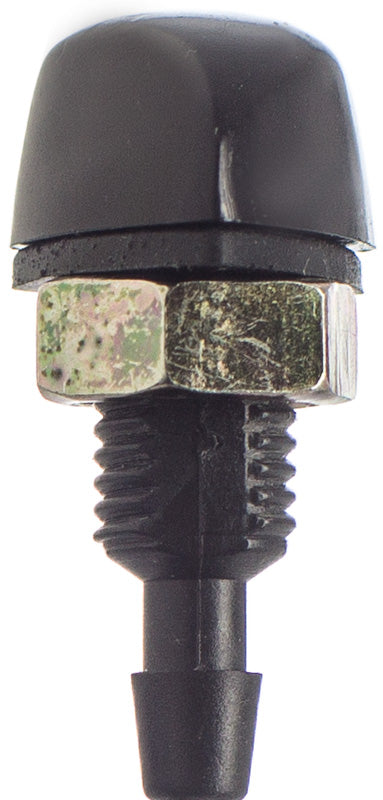 Wischwasserdüse Scheibenwaschanlage, Doppeldüse, 6 mm Anschluss, kurze Version