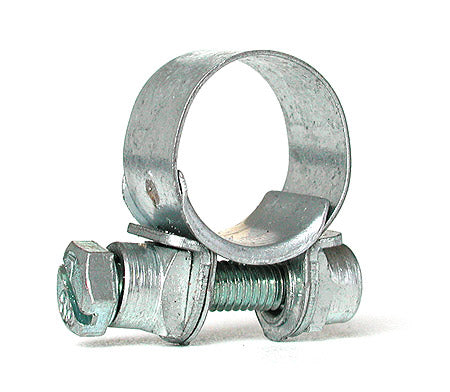 Schlauchschelle rundziehend, 12 mm, Stahl verzinkt