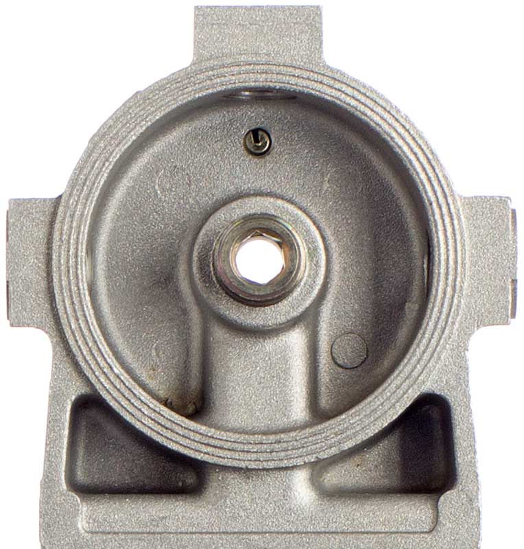 Filterkopf, universal, vertikaler Befestigung, Aluminium, zwei Blindstopfen, Set