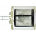 Facet Kraftstofffilter mit 74 my, 8 mm Schlauchabgang und 1/8 npt Aussengewinde.