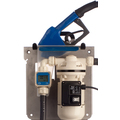 Adblue Pumpe Set 230 Volt, 35 l/min, automatische Zapfpistole Kunststoff, digital Zählwerk, Edelstahl Befestigung, Schläuche
